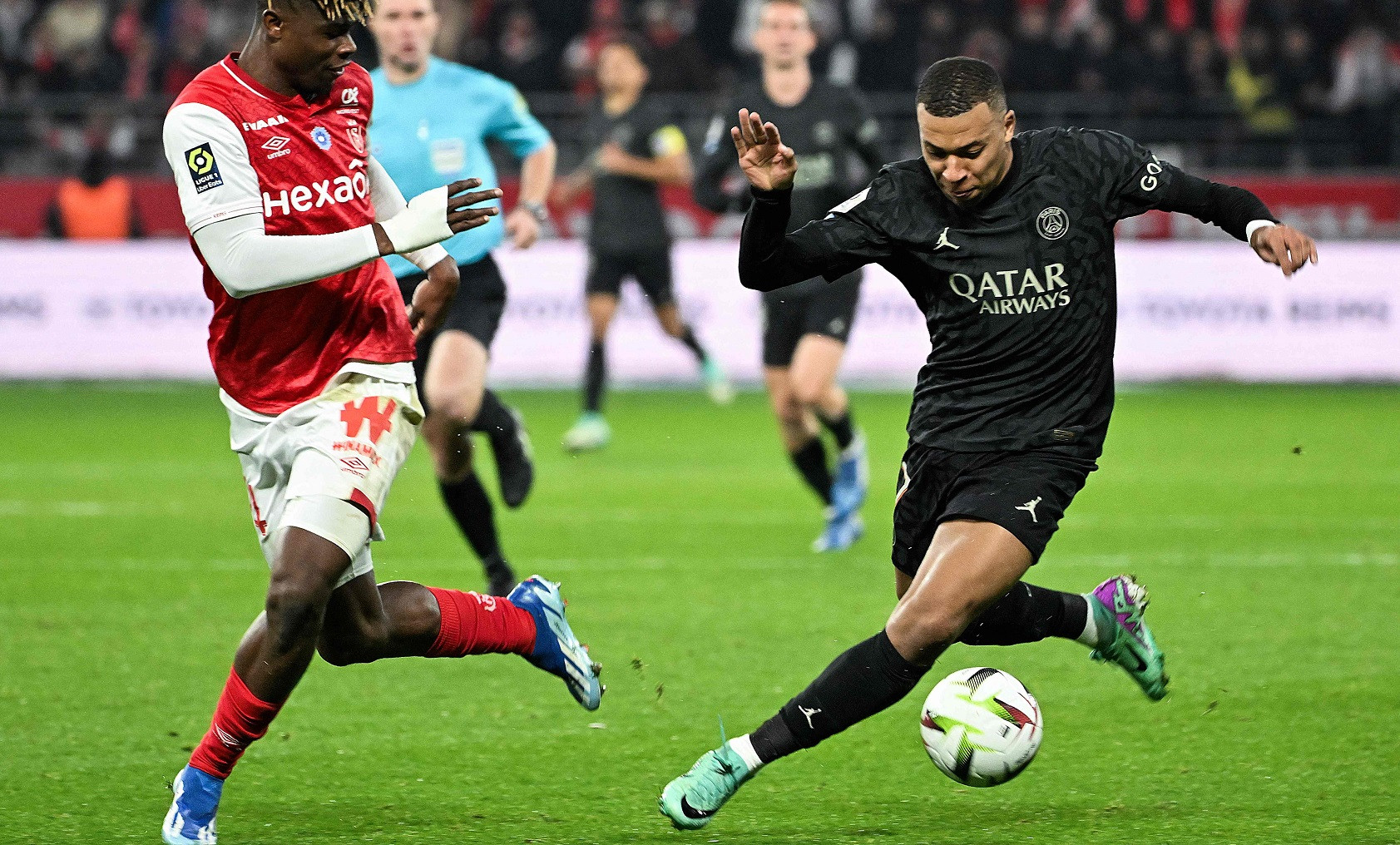 Mbappe hat-trick takes PSG top of Ligue 1