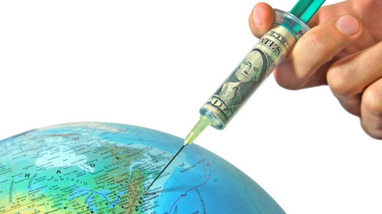 Putin points to source of global economic turmoil