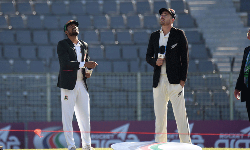 Bangladesh win toss, bat against New Zealand in first Test