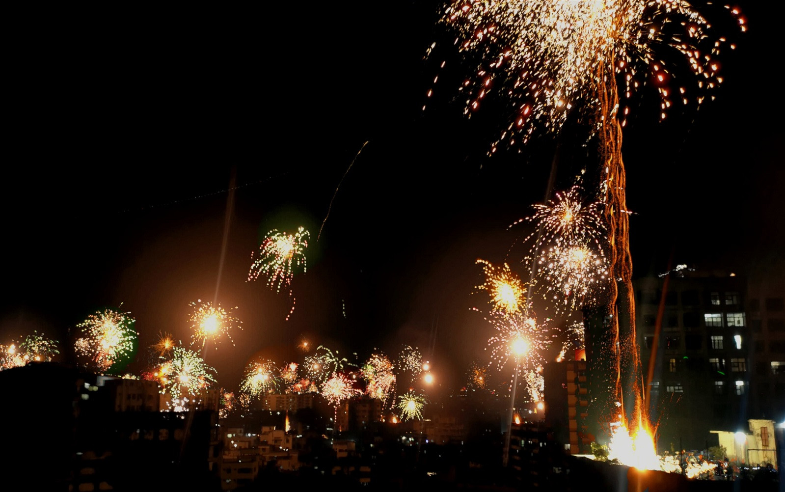 New Year revelries end in flame, sufferings