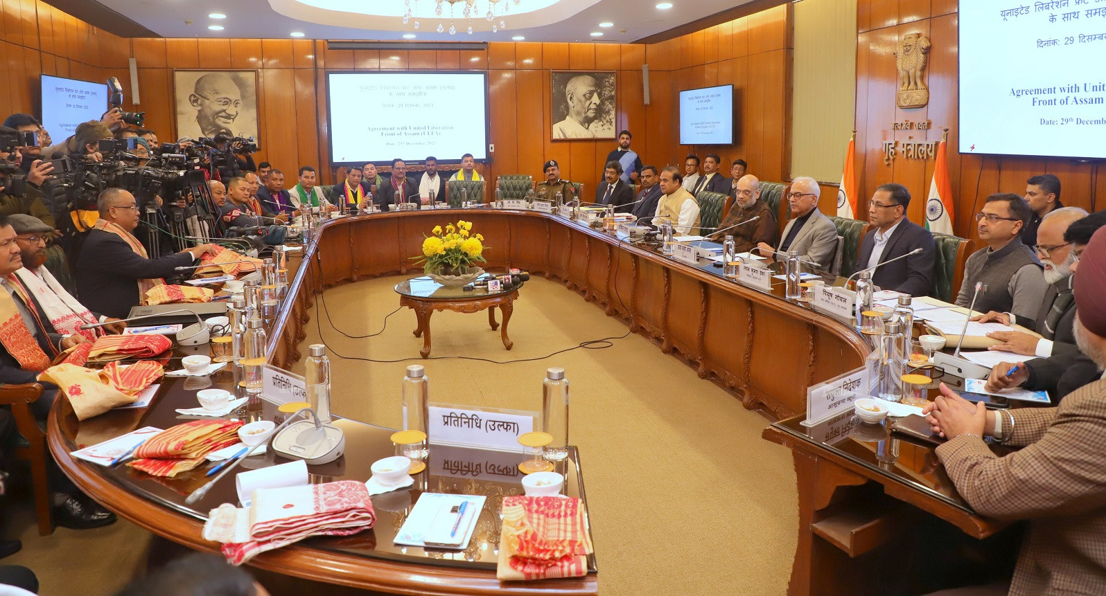 Peace Pact with ULFA (Rajkhowa) Faction and Militancy-free Assam