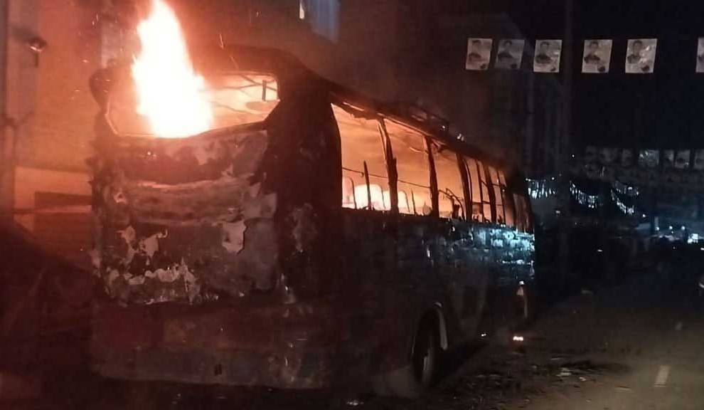 At least 17 polling centres set ablaze in 10 districts