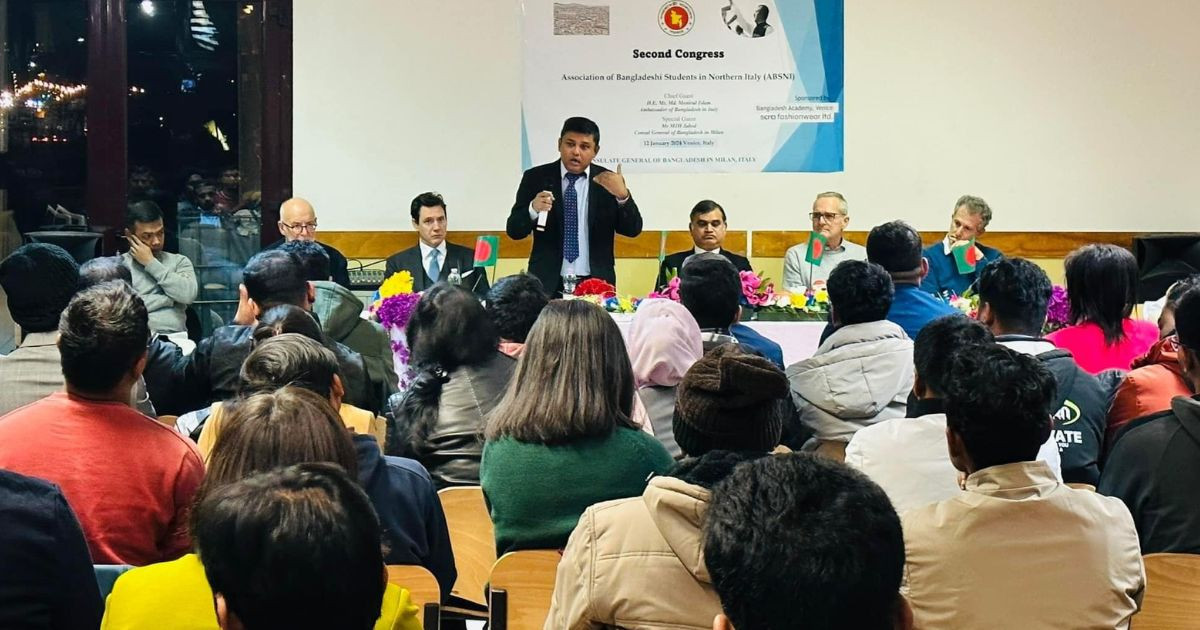 Congress of Bangladeshi students held in Venice