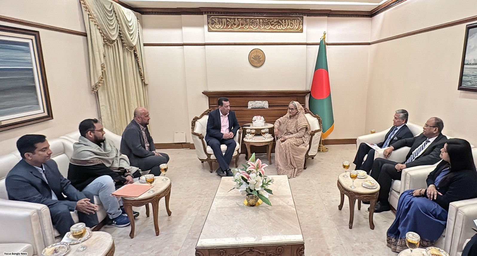 Scottish MP greets PM Hasina on her reelection