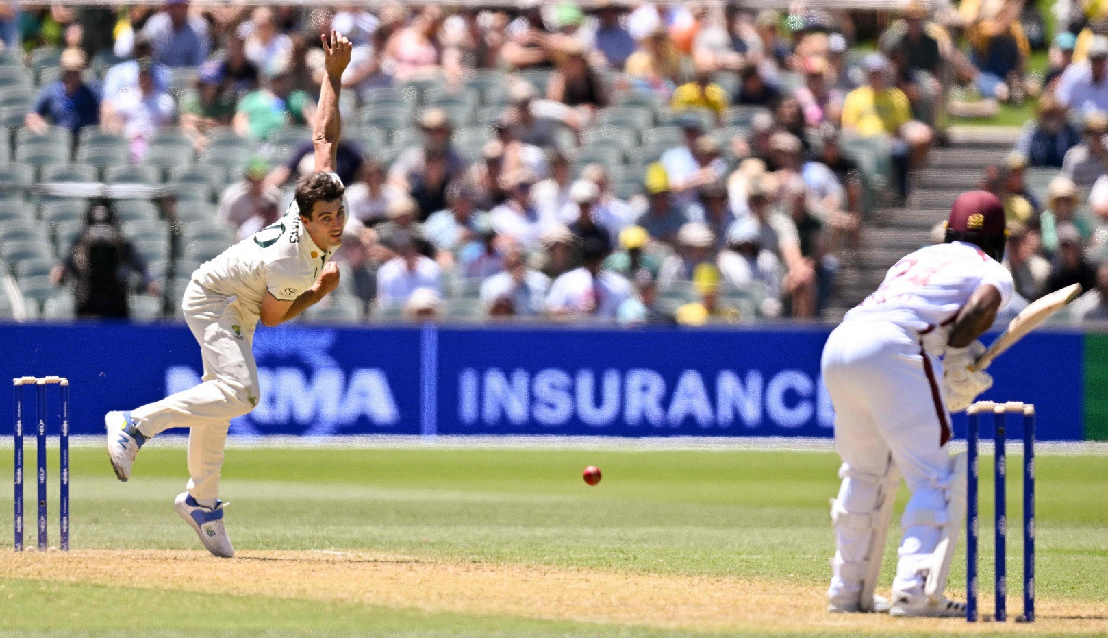 West Indies all out for 188 in first Test v Australia