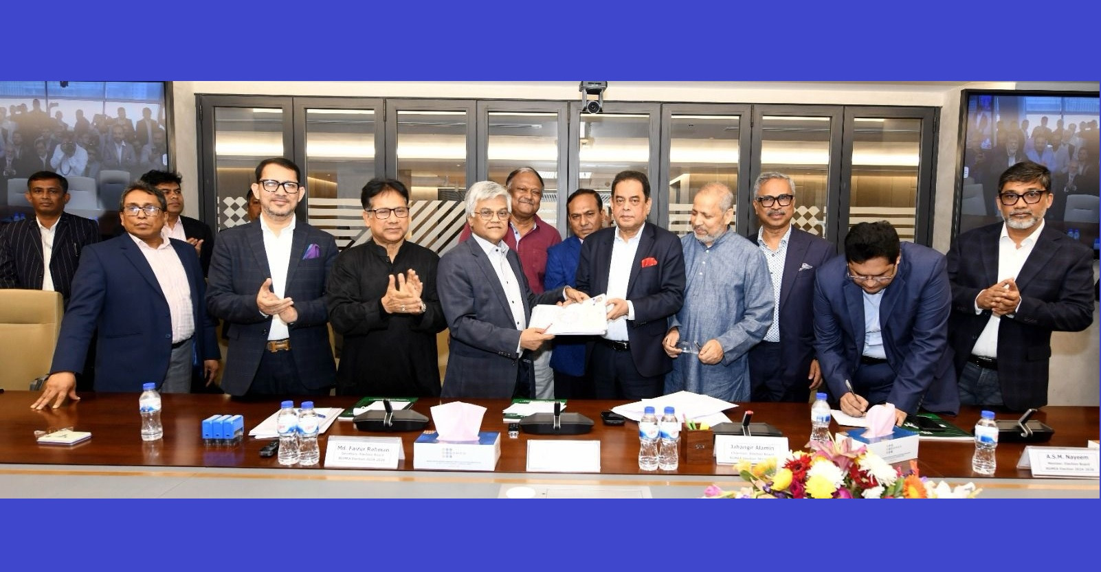 40 candidates of Sammilito Parishad submit nomination papers