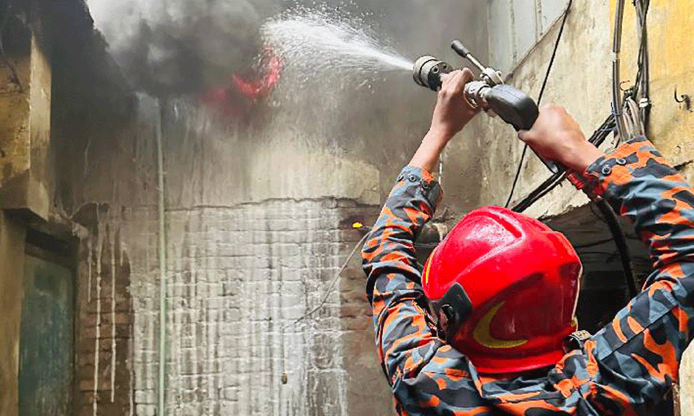 Fire in Old Dhaka shoe factory under control