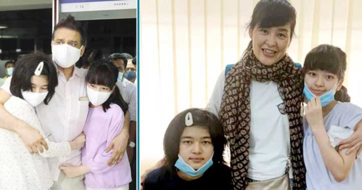 Father gets custody of one Japan-born daughter, mother another