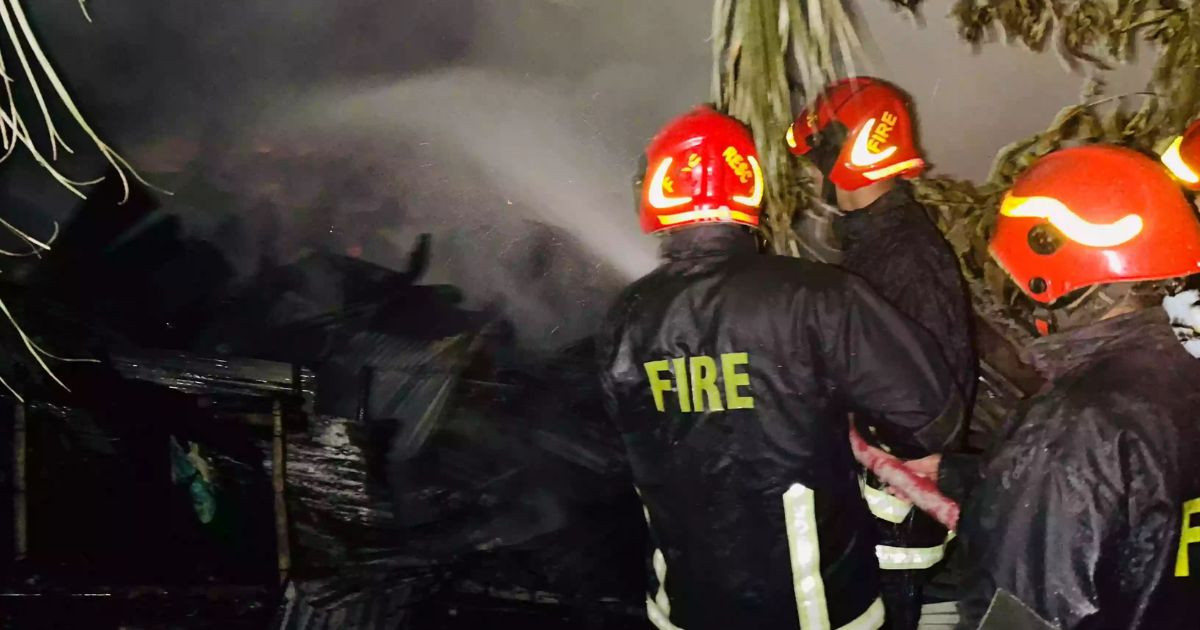 50 shanties gutted in Baganbari slum fire