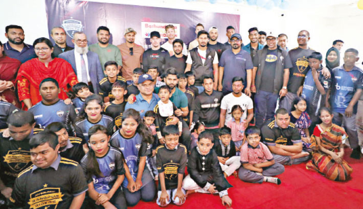 Rangpur Riders spend a ‘unique day’ with specially abled children