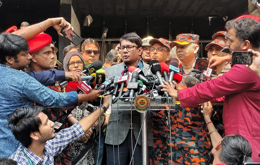 The building lacked fire safety arrangements: Home Secretary