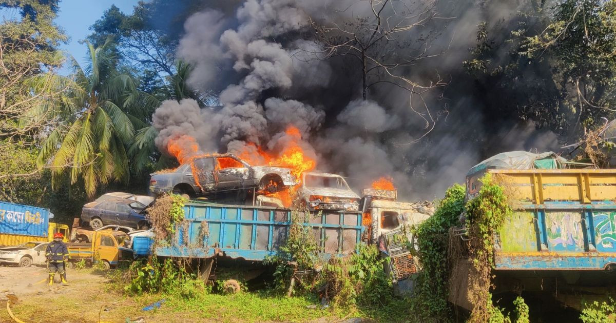 Fire at Shahbagh scrapyard under control