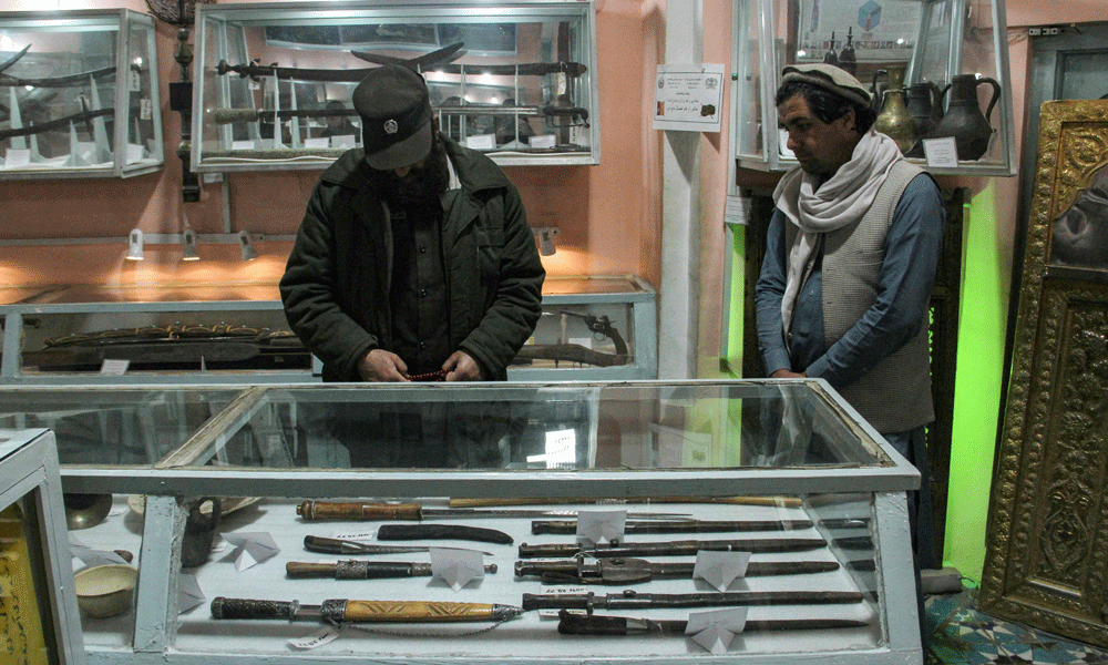 Afghan museum exhibits glorious artefacts of Taliban victory