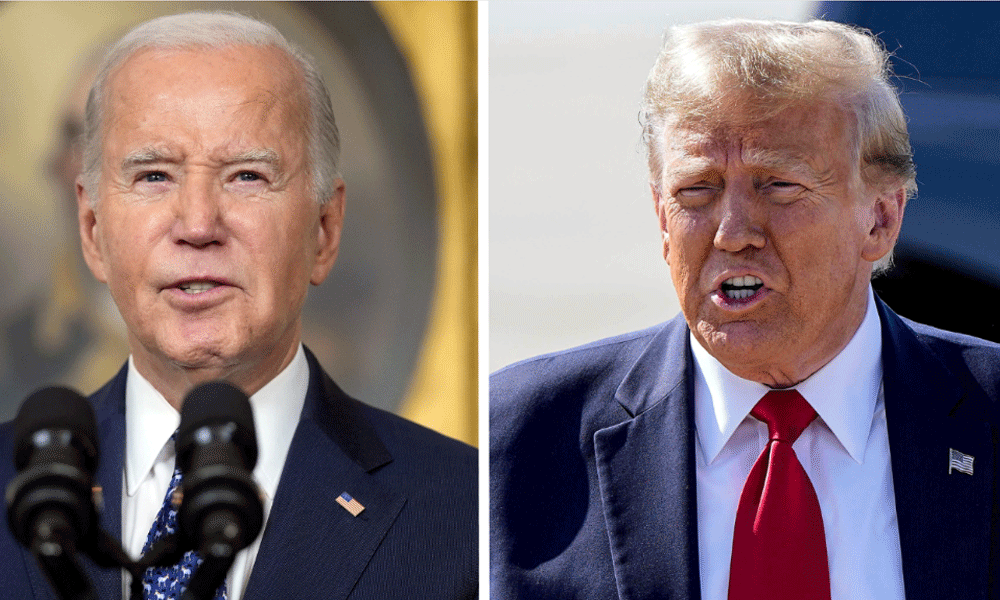 Biden, Trump clash on social welfare
