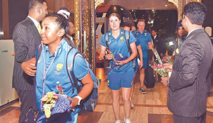 Australia women’s national cricket team arrive Dhaka on Sunday to play a three-match ODI series and three-match T20I series against Bangladesh women’s national cricket team, beginning with the first ODI from Thursday in Mirpur.  BCB PHOTO