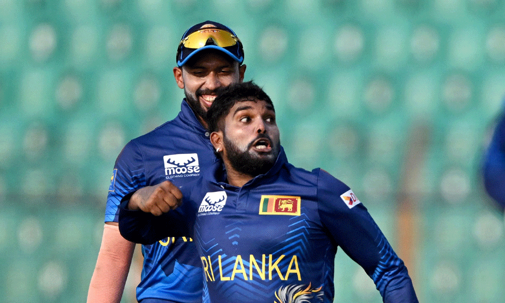 Hasaranga suspended for Bangladesh Tests