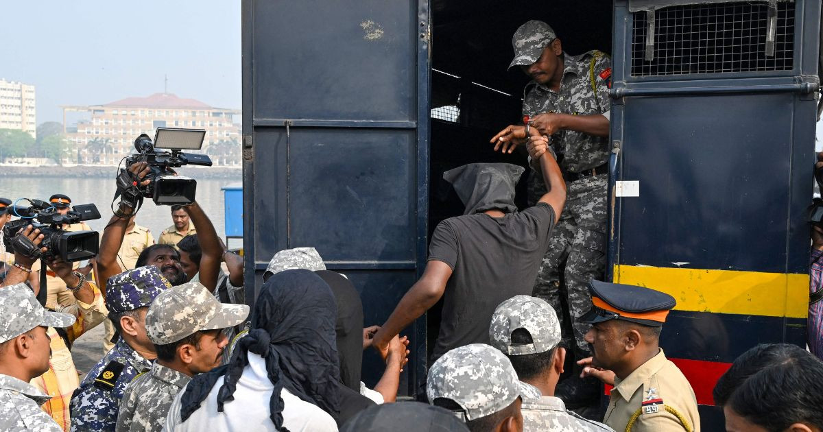 35 Somalis arrive in India to face trial over ship hijacking