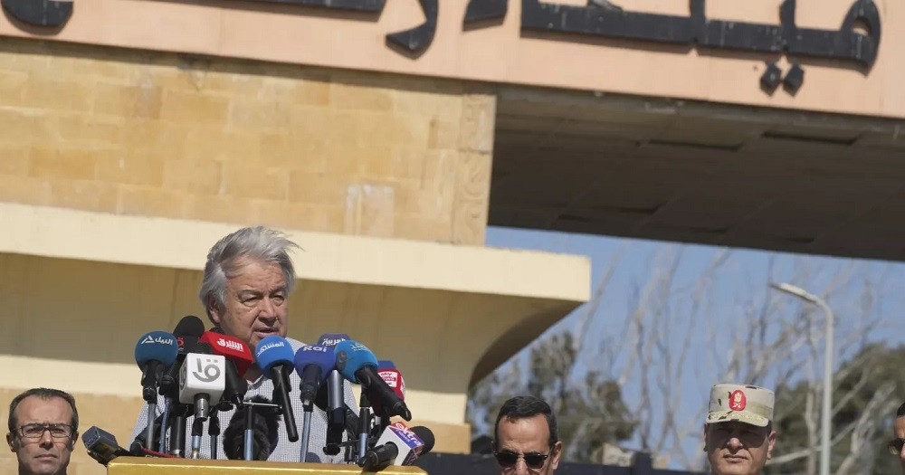 UN chief says it's time to 'truly flood' Gaza with aid and calls starvation there an outrage