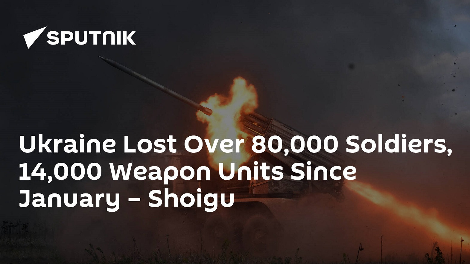 Ukraine loses 80,000 soldiers, 14,000 weapon units in three months