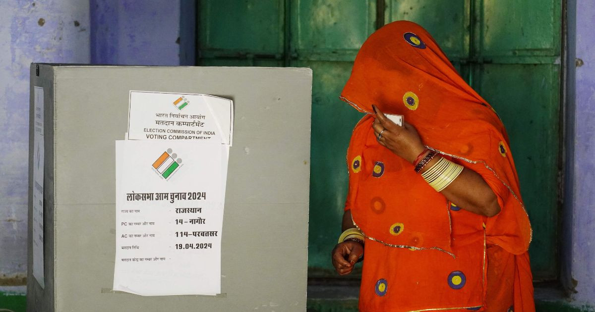 60% voter turnout in first phase of India polls