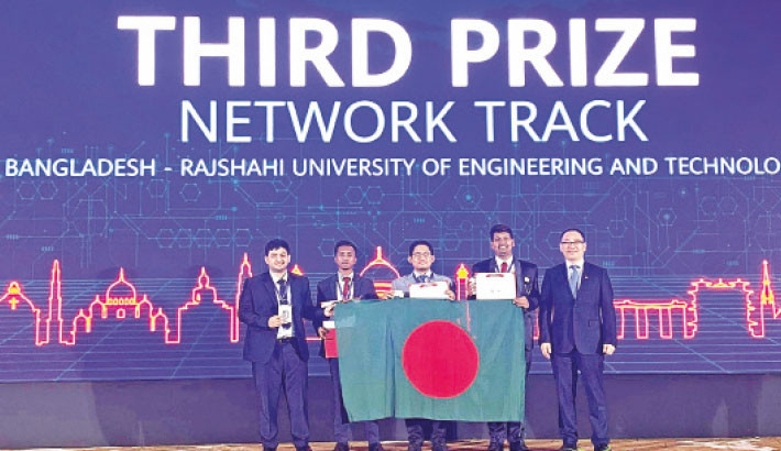 RUET team clinches 3rd place in Huawei ICT Competition APAC Round