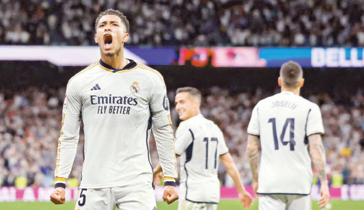 Bellingham brings Madrid to brink of title with Clasico winner