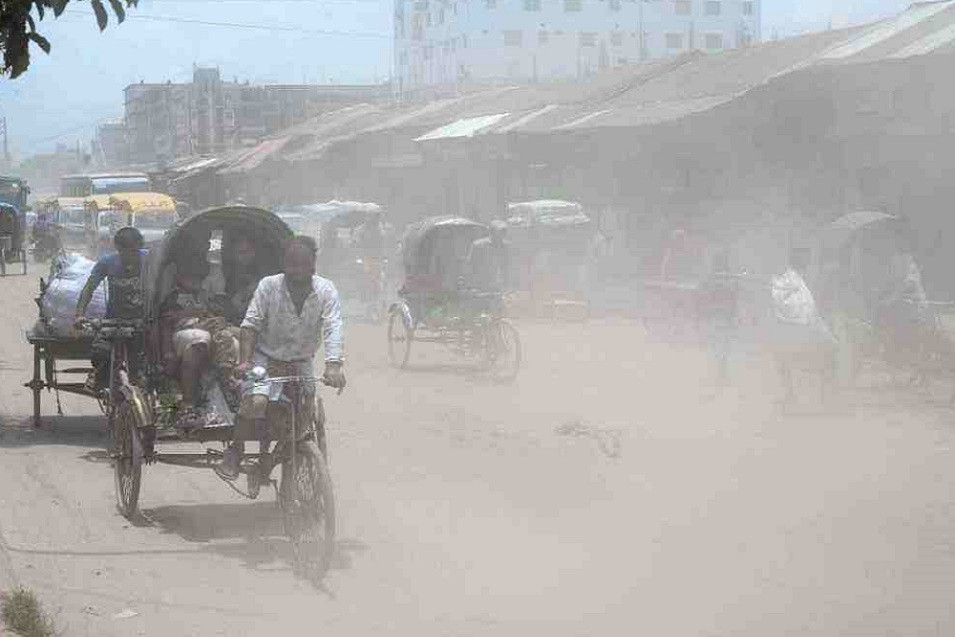 Amid heatwave, Dhaka's air quality is still 