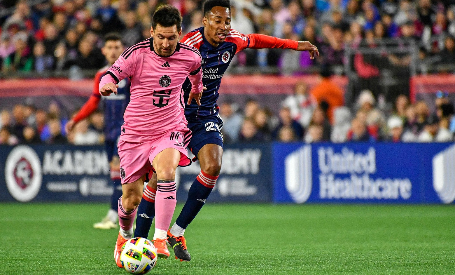 Messi scores two more as Miami win 4-1 at New England