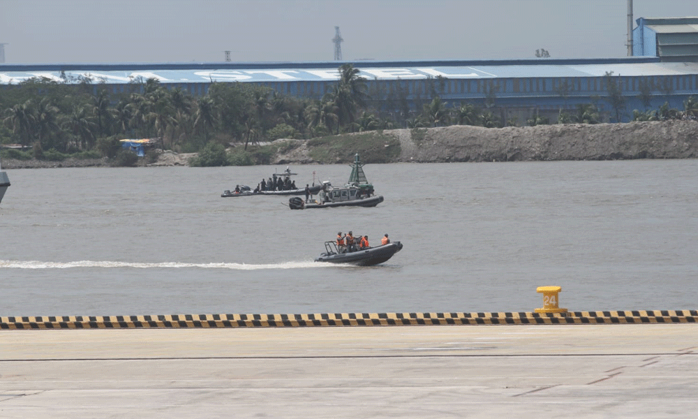 Air Force training aircraft crashes into Karnaphuli