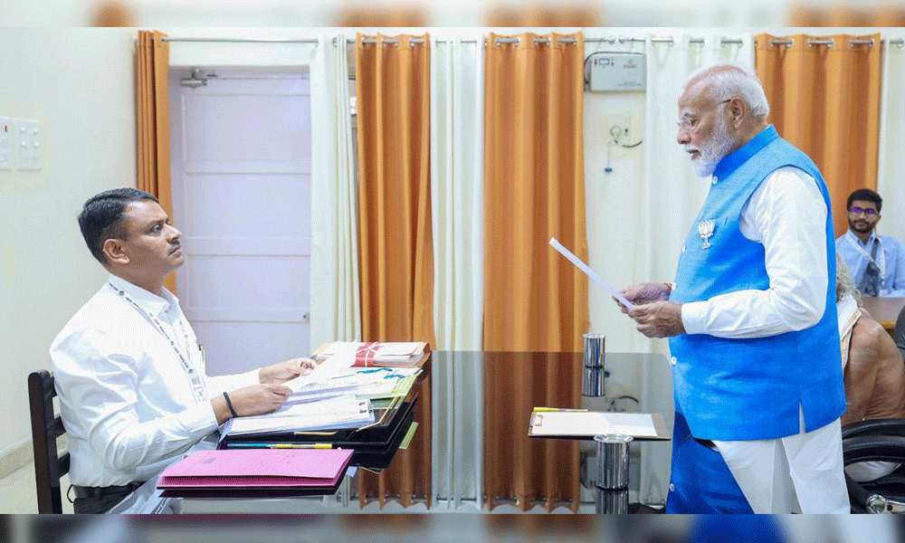 Modi declares Rs3.02 crore assets, owns no house or car