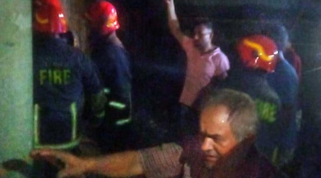 Fire guts plastic factory in Tongi