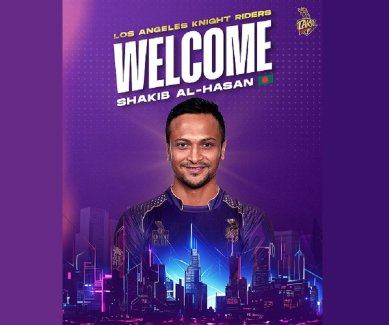Shakib set to play in US-based Major League Cricket