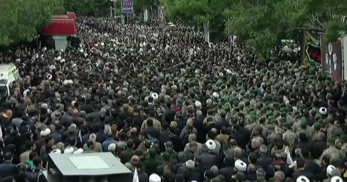 Iranians pay last respects to president killed in helicopter crash