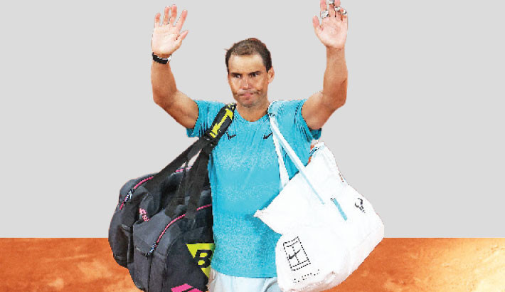 Fans’ tears flow as ‘legend’ Nadal bows out 
at French Open