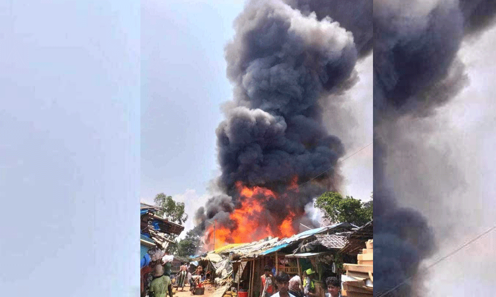 Fire breaks out in Ukhiya Rohingya camp