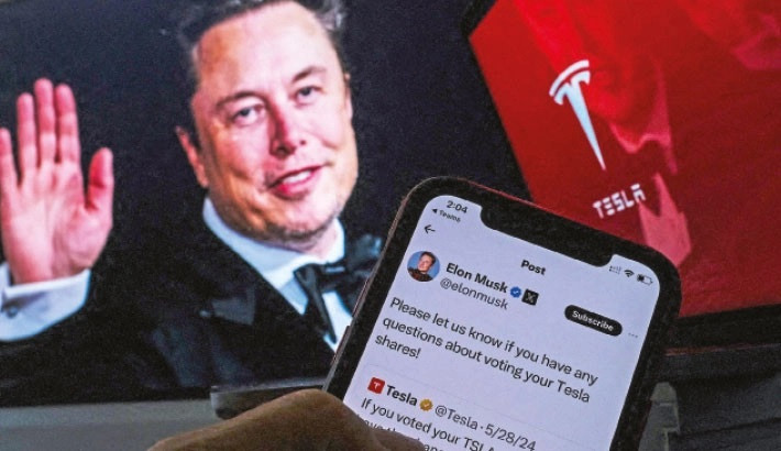 Musk says Tesla shareholders voting for his pay package by ‘wide margins’