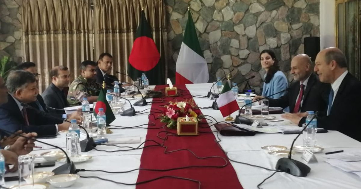 Bangladesh, Italy agree to further strengthen bilateral ties