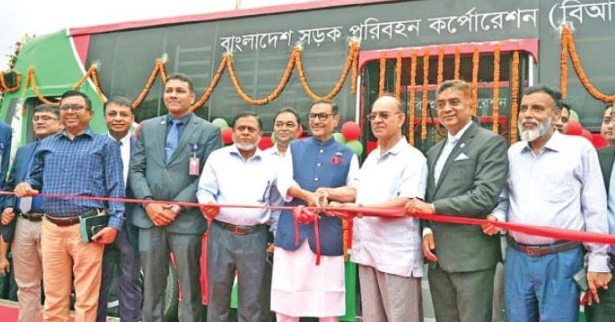 BRTC launches shuttle bus service at Dhaka airport