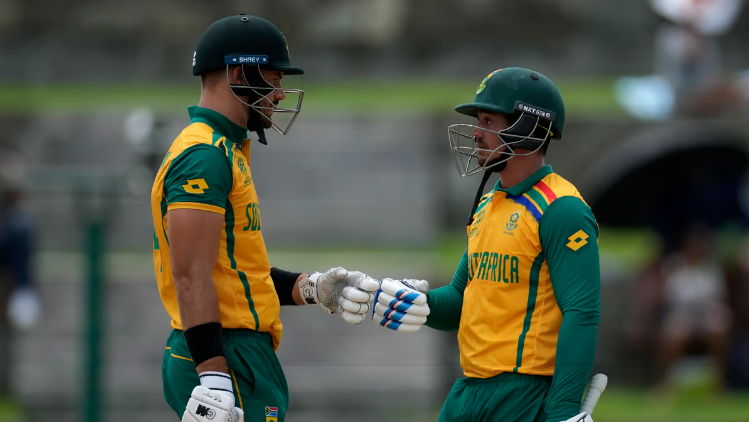 South Africa need 177 runs to win title