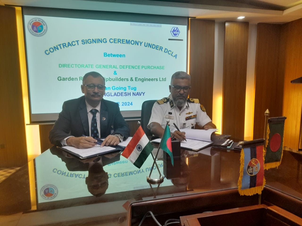 Bangladesh, India state firm ink deal for building tug and dredger