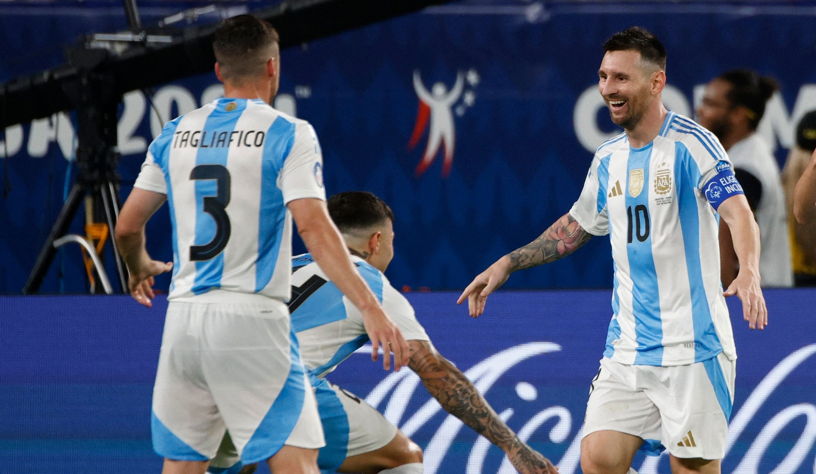 Messi says he is enjoying 