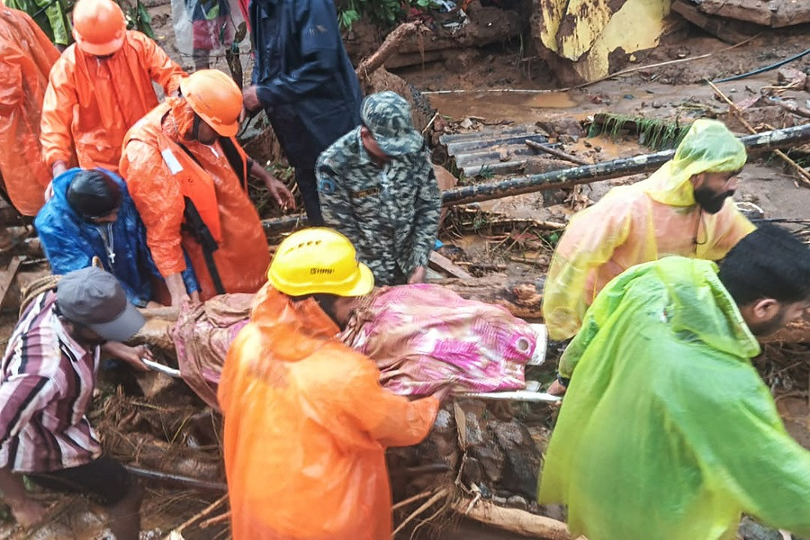 108 killed, 128 injured in landslides in India’s Kerala