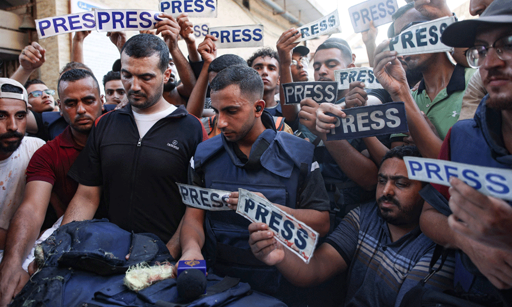 Al Jazeera says Israeli strike kills two of its journalists in Gaza