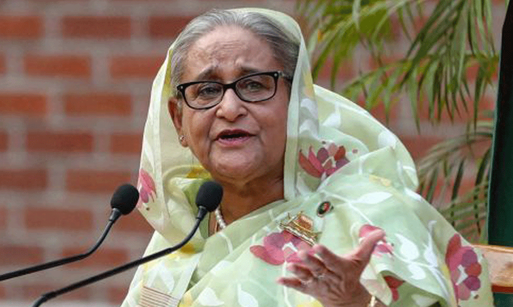 Murder case filed against Sheikh Hasina