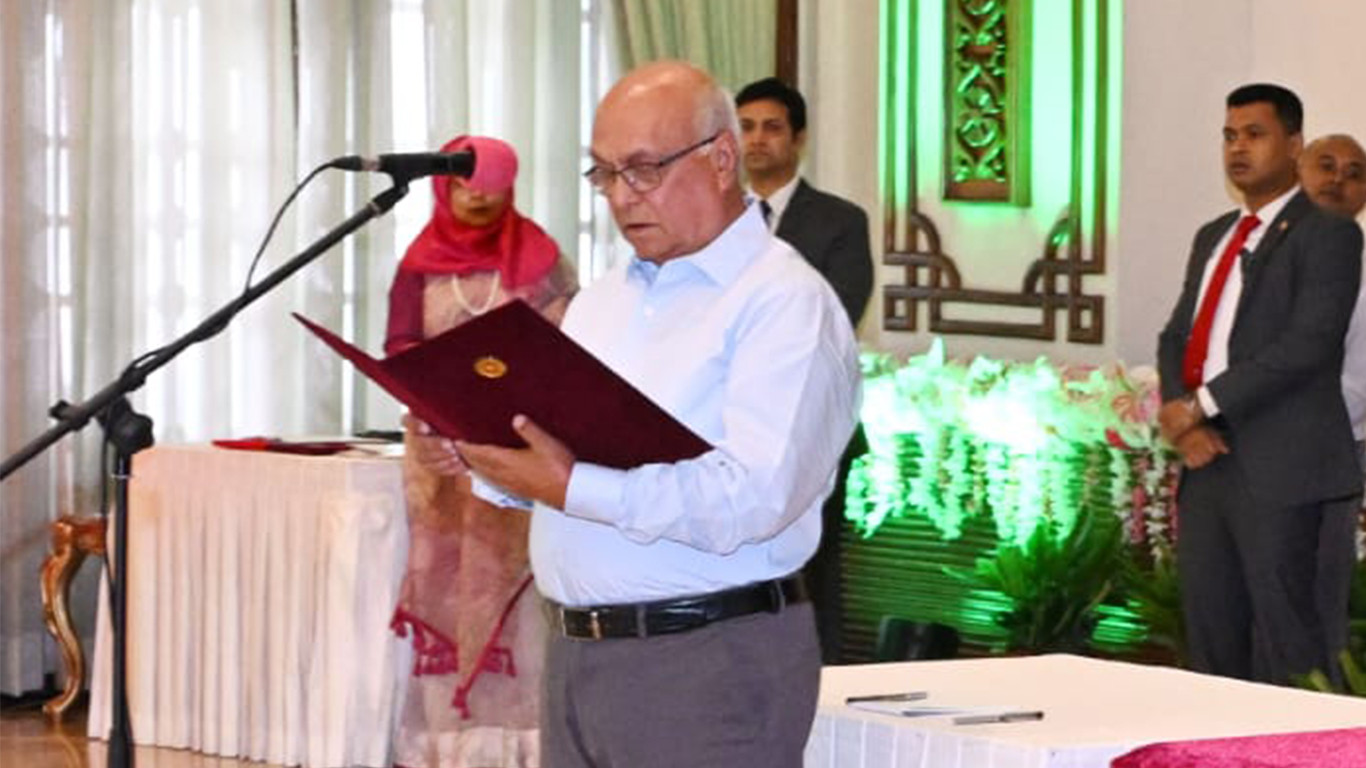 Farooq-e-Azam sworn in as adviser to interim govt
