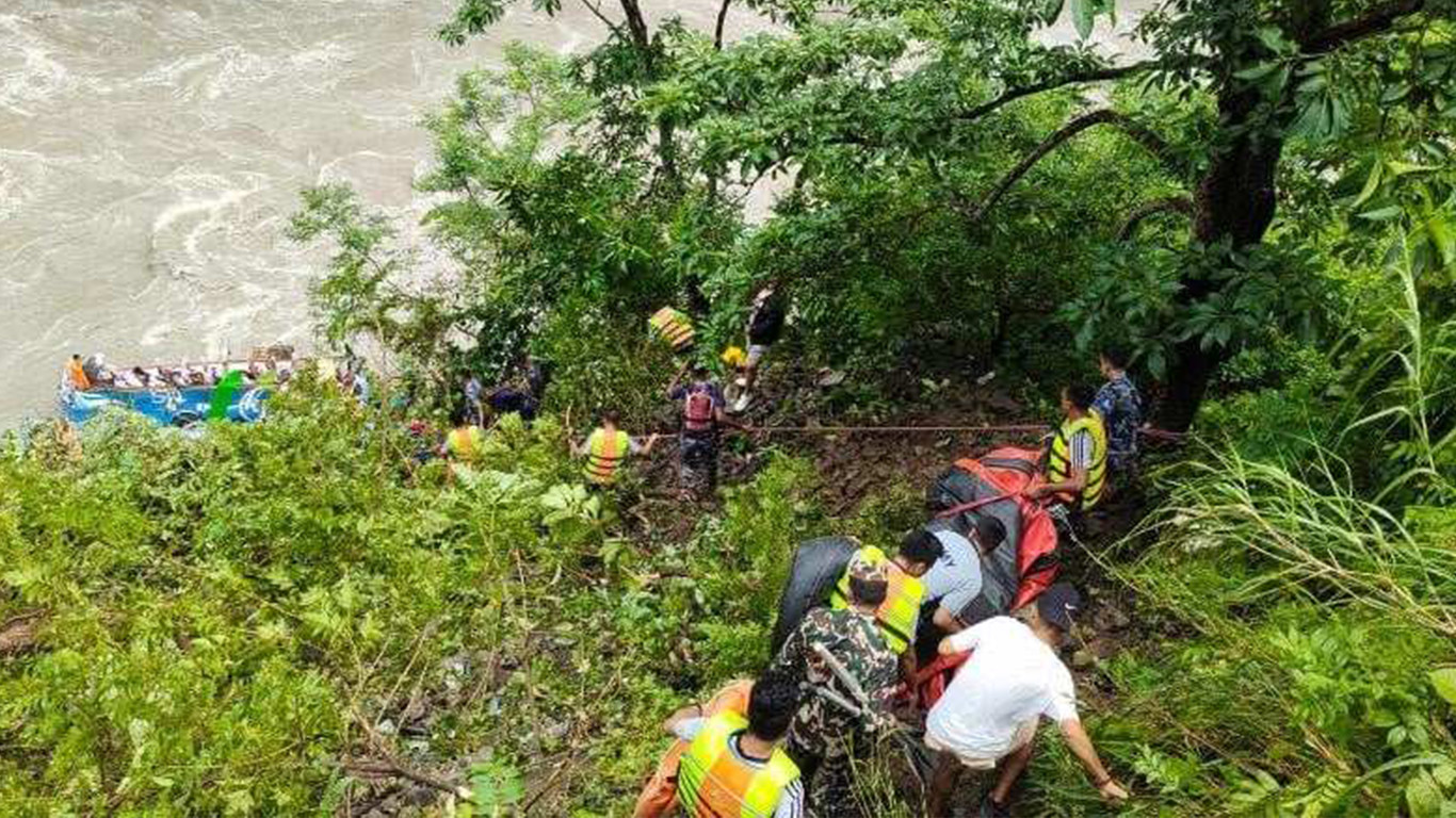 11 killed as Indian bus plunges into river in Nepal