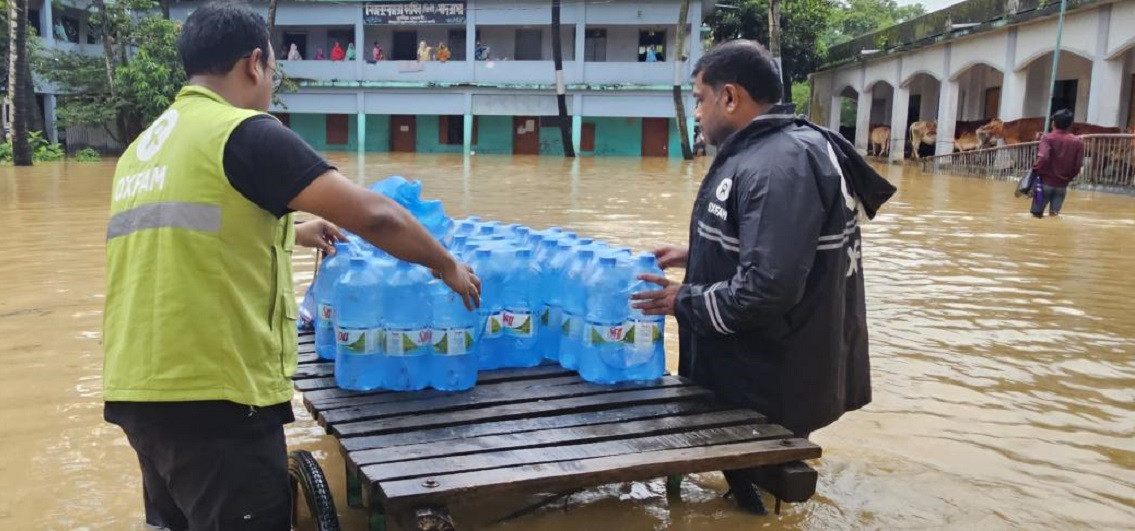 Over 90% of people in Feni, Noakhali affected by floods: Oxfam