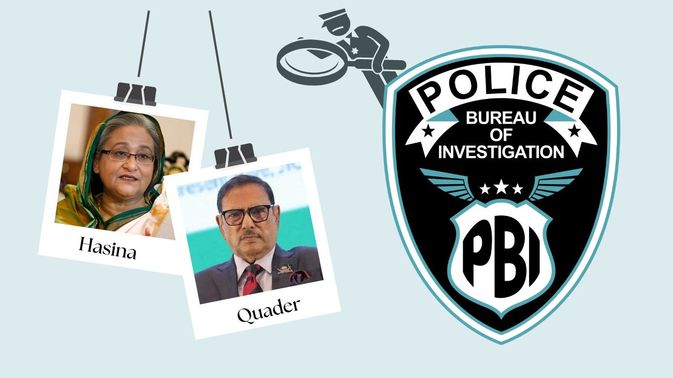 PBI to investigate murder case against 24 including Hasina, Quader