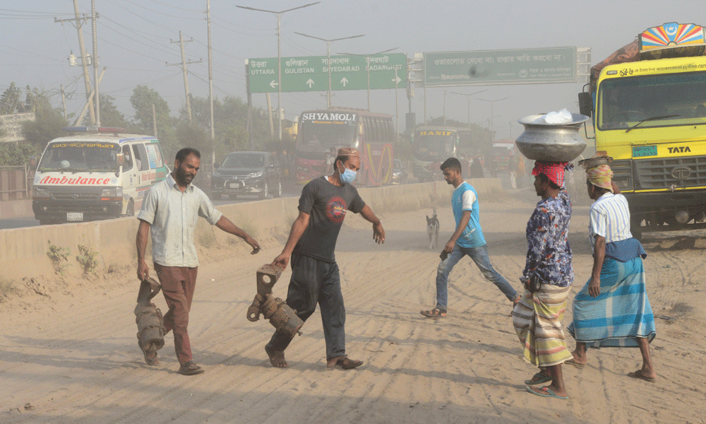 Dhaka’s air ‘unhealthy’, 2nd most polluted in the world this morning