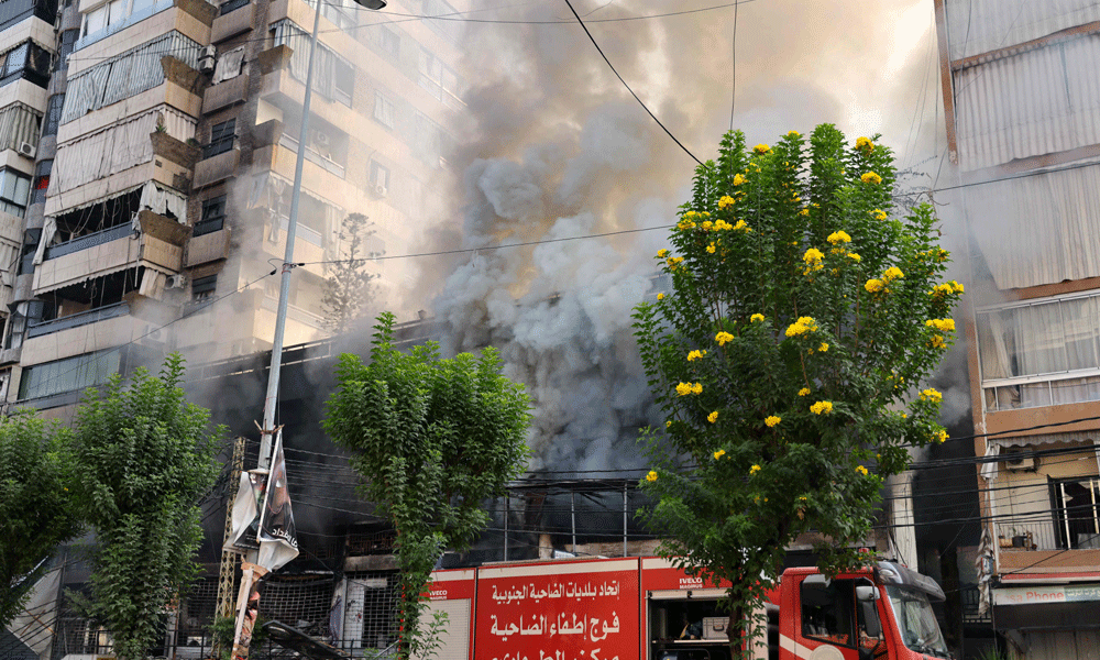 Intense Israeli bombing rocks Beirut ahead of war anniversary